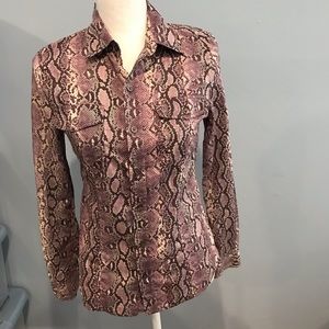 Michael Kors button front blouse.